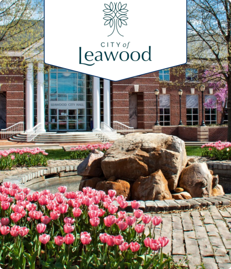 Leawood city and logo